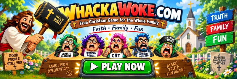 WhackAWoke.com - Whack-A-Woke, a free family arcade game